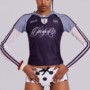 Camisetas de Fútbol Personalizadas para Mujer con Nombre y Número Bordados, Camisetas Deportivas Oficiales para Partidos - Product Image 1