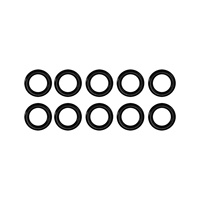 Bouchon de vidange d'huile pour moto, joint d'étanchéité en caoutchouc de 14mm, paquet de 10, 11105 pour Harley Sportster XL Dyna Softail Touring Twin Cam