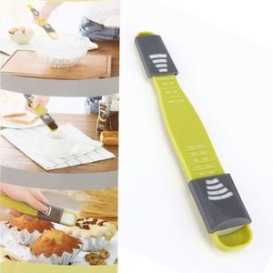 Cuillères doseuses en plastique réglables à double extrémité avec échelle, ensemble de cuillères doseuses - Product Image 3