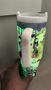 Marca personalizada regalo de Halloween 40oz brillante taza oscura vaso pesadilla Navidad Jack Sally teteras logotipo personalizado - Product Image 2