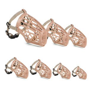 Bozal de plástico para perros con ajuste de 7 tamaños, bozal fuerte para perros, diseño de cesta, bozal antimordidas para perros - Product Image 4