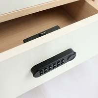 Serrure de meuble électronique intelligente sans clé, déverrouillage par empreinte digitale, en alliage de zinc, pour armoire de chambre d'hôtel et tiroir