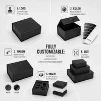 Caja de Regalo Magnética Plegable Ecológica de Alta Gama, Cartón Gris de 2 mm de Grosor, Forro de Esponja, Acabado Laminado Mate, Relieve para Calcetines y Peluches
