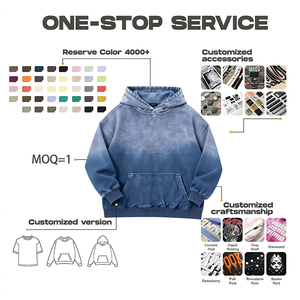 Maßgefertigter Herren-Herbst-Oversize-Crop-Hoodie aus Frottee, Streetwear, Bedruckt, 100% Baumwolle, 460g, Siebdruck, Anti-Einlaufen - Product Image 4