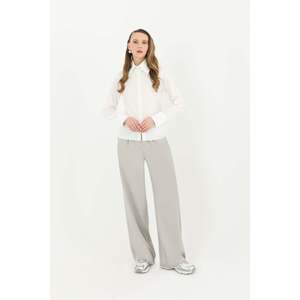 Camisa Blanca de Popelina para Mujer, Estilo Simple para el Día a Día, Color ECRU - Product Image 4