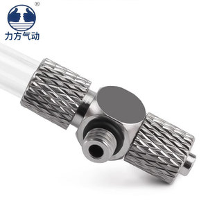 PB6-M3 nickelé cuivre <span class=keywords><strong>PB</strong></span>/PB6-M4/PB6-M5/PB6-M6 micro joint à vis rapide à trois voies - Product Image 3