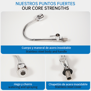 <span class=keywords><strong>Robinet</strong></span> de <span class=keywords><strong>cuisine</strong></span> flexible SOLVEX Basic Modern en acier inoxydable à montage sur plan, <span class=keywords><strong>robinet</strong></span> à ressort monocommande - Product Image 6