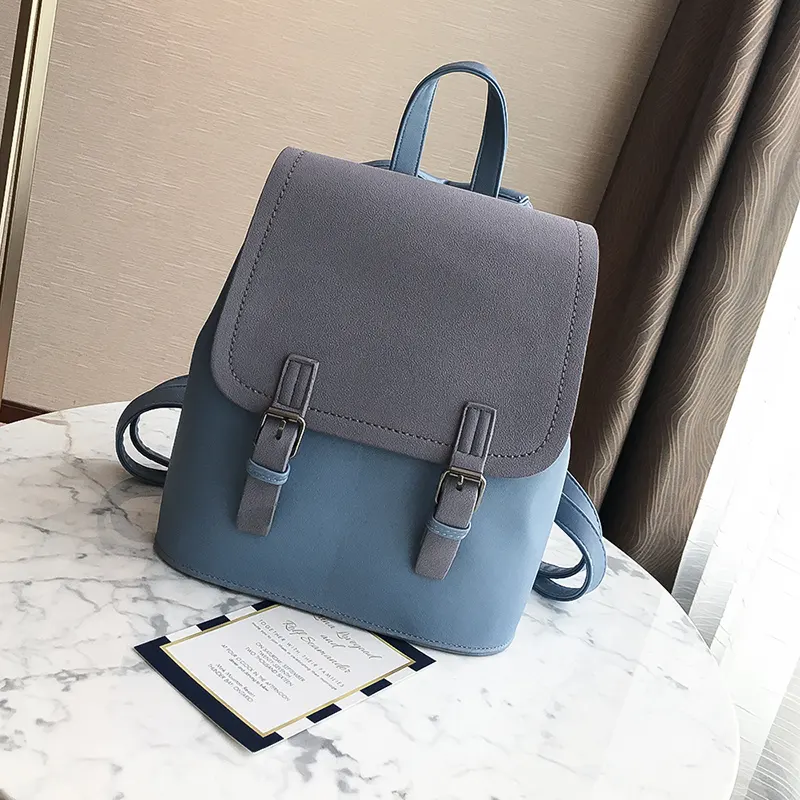 Ransel wanita perempuan cantik imut kulit pu tahan air logo kustom mode premium sertifikat Phillips