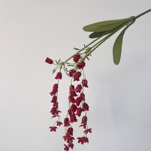 Flores colgantes de campanillas artificiales de seda hechas a mano de 110 cm de alto al por mayor para Navidad, Año Nuevo chino - Product Image 5