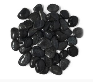 <span class=keywords><strong>Pierre</strong></span> de rivière noire naturelle galets de rivière polis à haute teneur décorations de <span class=keywords><strong>jardin</strong></span> en <span class=keywords><strong>pierre</strong></span> - Product Image 6