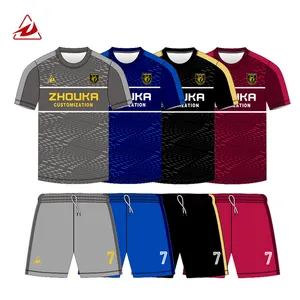 Design personalizzato giocatore professionista stampa sublimata Set maglia da calcio maglia maglia da calcio uniforme della squadra per gli uomini