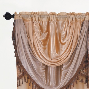 Cortina de <span class=keywords><strong>tela</strong></span> Jacquard opaca <span class=keywords><strong>para</strong></span> sala de estar, ventana plana, <span class=keywords><strong>tela</strong></span> europea de <span class=keywords><strong>Amazon</strong></span>, a la venta, 2021 - Product Image 2