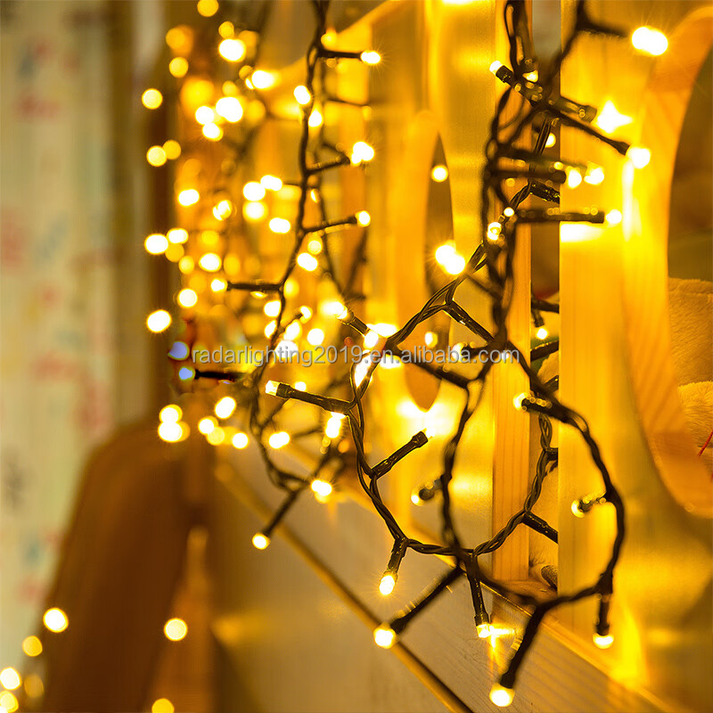 Waterproof Customizable Outdoor Christmas String Lights for Indoor Use for Christmas Decoration