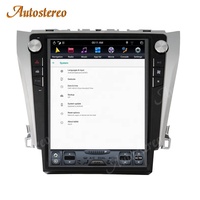 Autoradio Android 9, 4 go/128 go, Navigation GPS, lecteur multimédia stéréo, unité centrale, stéréo, pour voiture Toyota Camry Aurion (2012 à 2016), Style Tesla