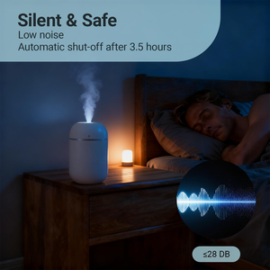 2026 New 300mL Portable LED Light Mini Ultrasonic H2o Spray Mist Humidifier Double Wet Aroma Essential <b>Oil</b> <b>Diffuser</b> for Car USB - Product Image 2