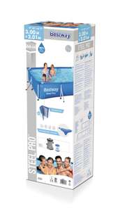 <span class=keywords><strong>Bestway</strong></span> 56411 3,00 M X 2,01 m X 66cm portátil <span class=keywords><strong>de</strong></span> PVC sobre el suelo Piscina familiar al aire libre con el mejor <span class=keywords><strong>precio</strong></span> - Product Image 5
