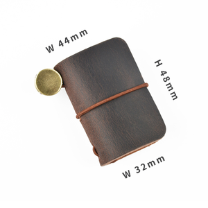 Carnet de notes mini <span class=keywords><strong>TN</strong></span> simple pour le bureau, carnet de notes mignon et coloré en cuir véritable, carnet de notes de voyage de luxe portable - Product Image 6