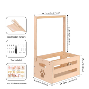 Ensemble <span class=keywords><strong>de</strong></span> 6 pièces caisse <span class=keywords><strong>de</strong></span> douche <span class=keywords><strong>de</strong></span> bébé en <span class=keywords><strong>bois</strong></span> placard <span class=keywords><strong>ours</strong></span> cintres panier <span class=keywords><strong>de</strong></span> rangement pour bébé avec cadeaux <span class=keywords><strong>de</strong></span> bienvenue pour hôtels en <span class=keywords><strong>bois</strong></span> <span class=keywords><strong>de</strong></span> qualité - Product Image 3