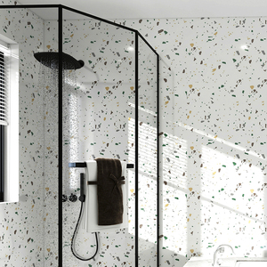 Nhà máy in ấn vật liệu xây dựng SPC đá cẩm thạch linh hoạt năng lượng mặt trời tấm Trần carbon tinh thể hàng rào tường Bảng điều chỉnh gạch - Product Image 3