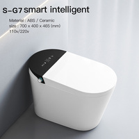 WC intelligent japonais de luxe pour femme, à économie d'eau, avec double chasse, à poser au sol, allongé