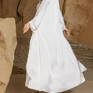 Nouvelle conception, vêtements musulmans traditionnels sur mesure OEM, vêtements pour femmes musulmanes, abaya, robe de soirée - Product Image 4