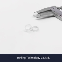 Lentille optique biconvexe en verre de silice fondue de 10 mm avec revêtement AR pour UVA/UVB/UVC/UV LED, diamètre personnalisable, garantie 1 an, OEM