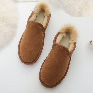 BUSY GIRL Splendide Ciabatte da Donna in Vera Pelle di Pecora, Invernali, per Interni ed Esterni, con <span class=keywords><strong>Pelliccia</strong></span>, Scarpe da Casa, Stivali da Neve, <span class=keywords><strong>Pantofole</strong></span> - Product Image 4