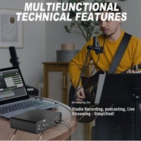 Interfaces de Audio Profesionales, Mezcladoras, Tarjeta de Sonido Externa, Software de Enrutamiento, Grabación, Podcasting, Música, Guitarra, Micrófono Metálico Premium