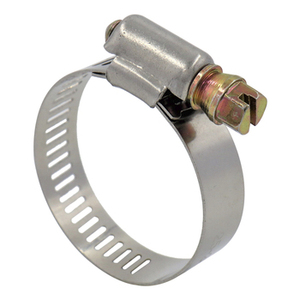 Heavy Duty Worm <b>Clamp</b> 12.7mm Band Width W2 American Type Silver Hose <b>Clamp</b> - Product Image 4