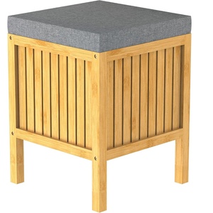 <span class=keywords><strong>Tabouret</strong></span> de salle de bain en bambou avec panier à <span class=keywords><strong>linge</strong></span>, <span class=keywords><strong>tabouret</strong></span> à <span class=keywords><strong>linge</strong></span> avec siège |   Usine Homex_BSCI - Product Image 2