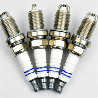 Nouvelles bougies d'allumage double électrode iridium platine 0242229878 pour Audi VW Bujia, pièces d'allumage moteur, kit OEM, vente en gros