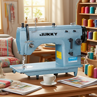 Machines à coudre zigzag industrielles robustes Jukky 20U33 pour la fabrication de vêtements en cuir, Maquina De Coser Industrial