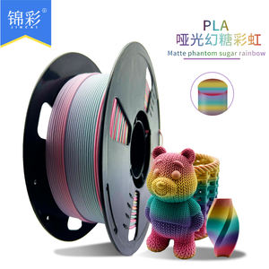 เส้นพลาสติกสำหรับเครื่องพิมพ์สามมิติ Jinccai PLA Matte Gradient หลายสี ขนาด 1.75 มม. +/-0.02 มม. คุณภาพสูง สีสันสดใส น้ำหนัก 1 กก. แบบอัดรีด - Product Image 2