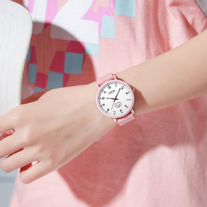 Reloj de cuarzo para estudiantes estilo caricatura, color caramelo, resistente al agua, de silicona, fresco y minimalista. - Product Image 3