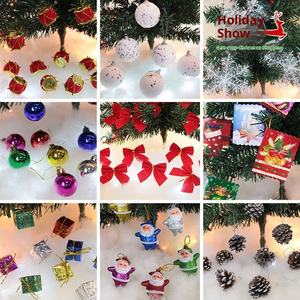 Petit pendentif arbre <span class=keywords><strong>de</strong></span> <span class=keywords><strong>Noël</strong></span> avec pomme <span class=keywords><strong>de</strong></span> pin flocon <span class=keywords><strong>de</strong></span> neige cloche arc et étoile haut vieil homme accessoires suspendus décorations <span class=keywords><strong>de</strong></span> vêtements - Product Image 3