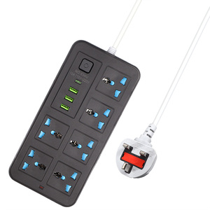 Regleta de Extensión Eléctrica 3M de 2000 Vatios <span class=keywords><strong>con</strong></span> 6 Tomas Universales y Puerto USB <span class=keywords><strong>con</strong></span> <span class=keywords><strong>Interruptor</strong></span> - Product Image 3
