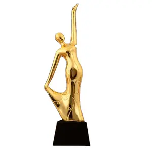 Trofeo di metallo su misura del trofeo di metallo del trofeo dell'ebook di placcatura in oro all'ingrosso