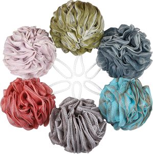 Hot Selling Luffa Bath <b>Sponge</b> Scrub <b>Natural</b> Body Rose Flower Scrub Exfoliate Skin Washing Body Scrub Glove Bath Scrubber - Product Image 1