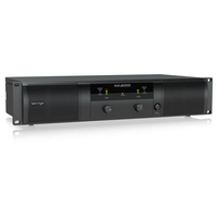 Amplificateur de puissance Behringer NX3000 2 canaux 3000 Watts avec crossover stéréo, système PA, amplificateur léger, équipement musical
