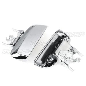 มือจับประตูด้านนอกด้านหลังรถยนต์สำหรับนิสสันสำหรับ Pathfinder R51 2005 2006 2007 2008 2009 2010 2011 2012 2013 สีดำ/โครเมียม - Product Image 3