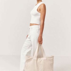 Bolsas de Compras Reutilizables de Lona de Algodón de 12 oz, Coloridas, Súper Resistentes, con Logotipo Impreso Personalizado - Product Image 2