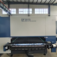 Ligne de production laser flexible DF3015 3000x1500mm 3000W, machine de découpe laser à fibre avec déroulage et nivellement automatiques, certifiée CE