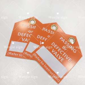 Etichetta personalizzata segno appeso scheda Tag che passa le etichette delle valvole con un pulsante in <span class=keywords><strong>ottone</strong></span> - Product Image 4