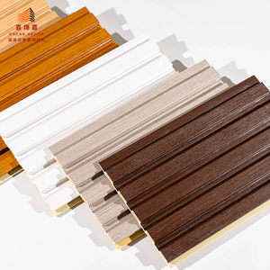 OEM Panneaux muraux décoratifs 3D étanches en charbon de bois WPC pour l'intérieur et l'extérieur de la salle de bain Garage TV Fond d'écran - Product Image 4