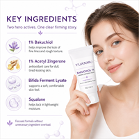 Crème Visage Raffermissante et Hydratante au Bakuchiol Marque Blanche – Peau Lisse et Éclatante