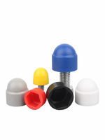 Chine usine Production noir, blanc M4 M5 M6 M8 M10 plastique métrique dôme boulon écrou décoratif en caoutchouc capuchon écrou couverture