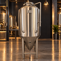 Équipement de brassage de kombucha en acier inoxydable 500L 600L 800L 1000L, machine de fermentation du thé, rapport de test fourni