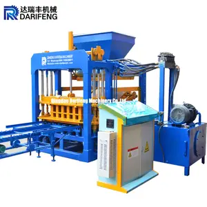 QT5-15 qingdao darifeng machinery com industrial paving solid and hollow blocks carbro hydraulic brick making machine price