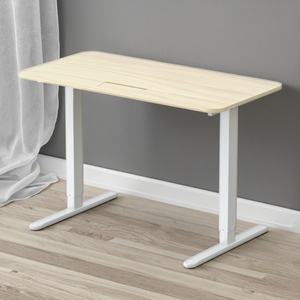 Escritorio de pie moderno con altura ajustable, 3 alturas preestablecidas, escritorio de ordenador para Juegos de oficina en casa y hotel con 2 ganchos, apto para pie - Product Image 4