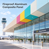Panneau composite en aluminium ignifuge revêtu de PE, couleur ivoire, 4 mm, plaque ACP pour murs décoratifs en magasin